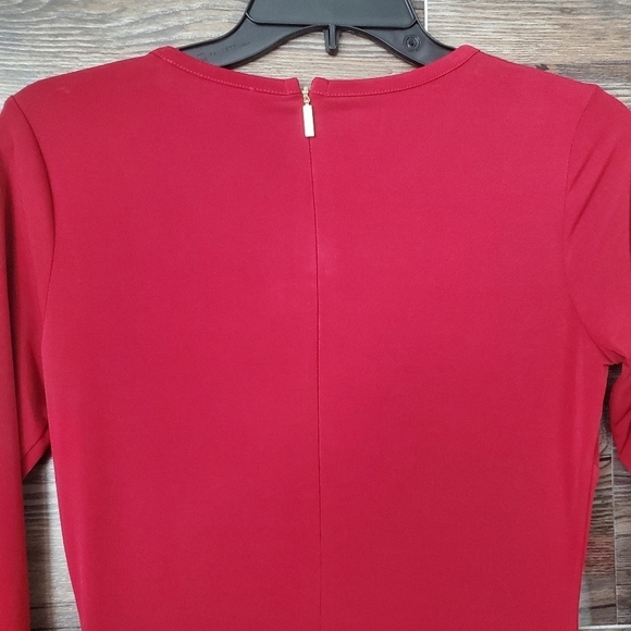 NEW Michael Kors Women's Long Sleeve Maxi Dress Maroon Color  Size XS * - Picture 7 of 14